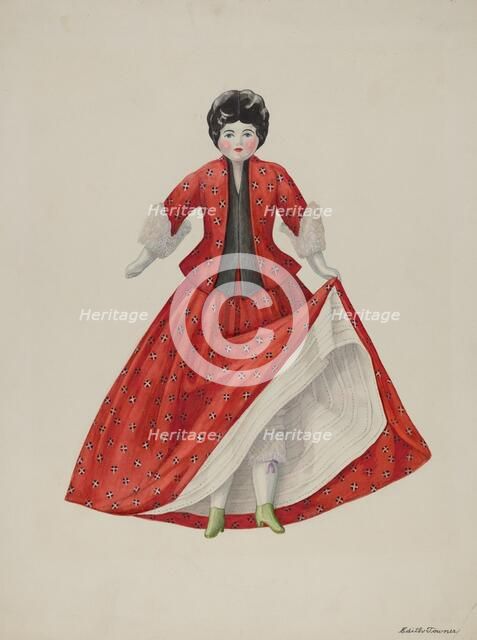 Doll - "Mitio", c. 1940. Creator: Edith Towner.