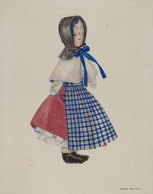 Doll: "Mollie Bentley", 1936. Creators: Josephine C. Romano, Edith Towner