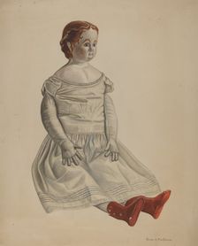 Doll--"Nina", 1935/1942. Creator: Renee A. Monfalcone