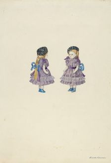 Doll of Bisque, c. 1937. Creator: Edith Towner