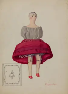 Doll - "Phoebe", c. 1937. Creator: Eugene Croe