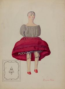 Doll - "Phoebe", c. 1937. Creator: Eugene Croe