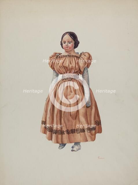 Doll - "Rachel", c. 1941. Creator: Hal Blakeley.