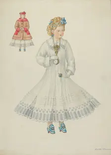 Doll - "Retta Hervey", c. 1937. Creator: Edith Towner