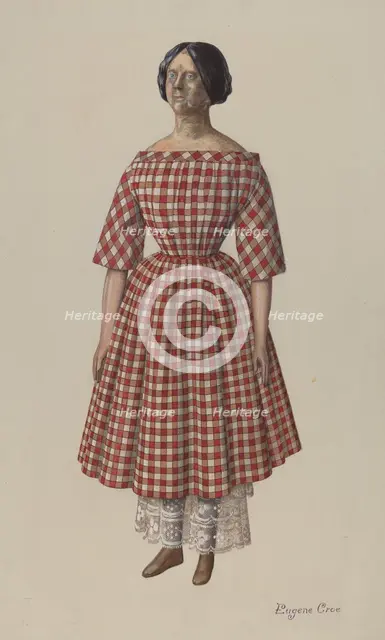 Doll: "Rose Anne", c. 1937. Creator: Eugene Croe.