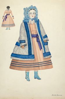 Doll: "Rose Bates", 1935/1942. Creator: Edith Towner