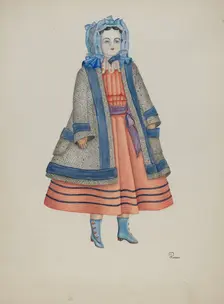 Doll - "Rose Bates", 1935/1942. Creator: Josephine C. Romano