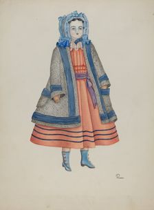 Doll - "Rose Bates", 1935/1942. Creator: Josephine C. Romano