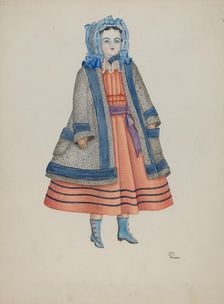 Doll - "Rose Bates", 1935/1942. Creator: Josephine C. Romano