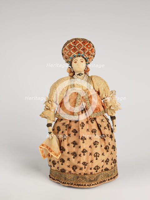 Doll, Russian, late 18th century. Creator: Unknown.