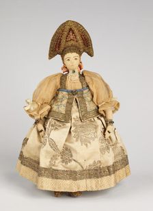Doll, Russian, late 18th century. Creator: Unknown