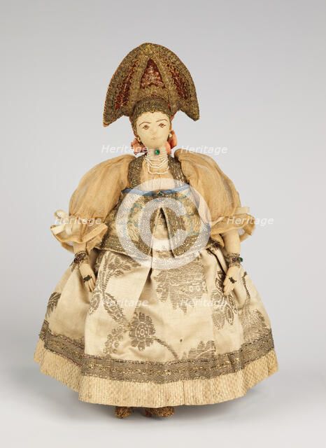 Doll, Russian, late 18th century. Creator: Unknown.