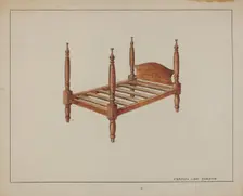 Doll's Bed, 1935/1942. Creator: Francis Law Durand