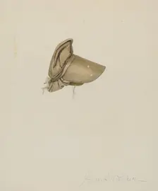 Doll's Bonnet, c. 1939. Creator: Cora Parker