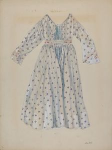 Doll's Dress, c. 1936. Creator: Lillian Stahl