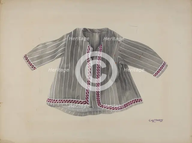 Doll's Jacket, c. 1936. Creator: Chris Makrenos.