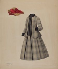 Doll's Suit and Hat, 1937. Creator: Louis Maldarelli