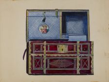 Doll's Trunk, c. 1936. Creator: Mina Lowry