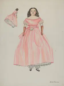 Doll - "Sally Taber", c. 1937. Creator: Edith Towner