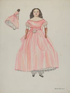 Doll - "Sally Taber", c. 1937. Creator: Edith Towner