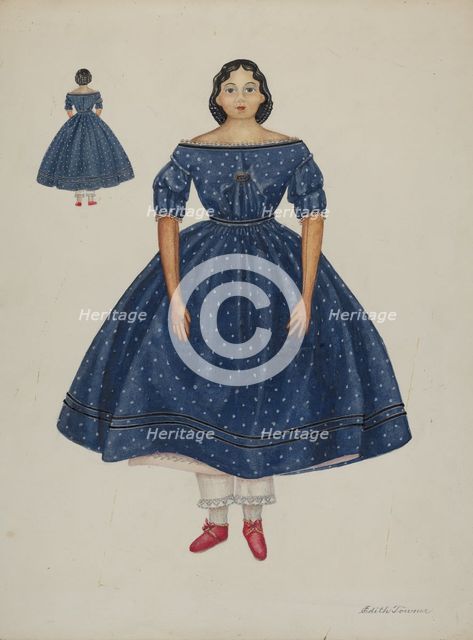 Doll - "Sarah", c. 1937. Creator: Edith Towner.