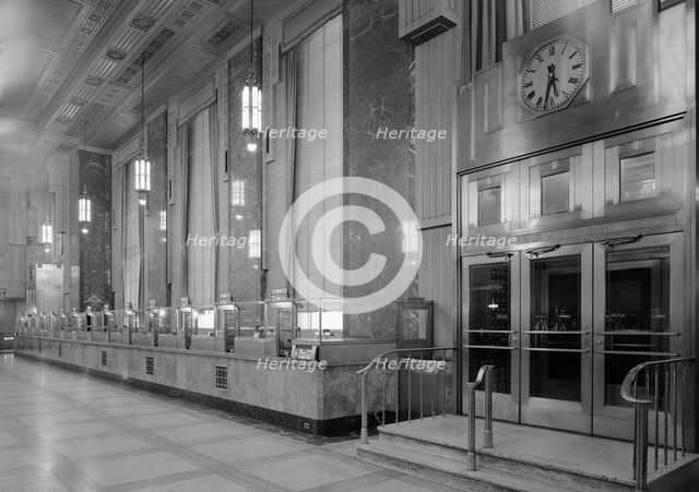 Dollar Savings Bank, Grand Concourse, New York, 1946. Creator: Gottscho-Schleisner, Inc.