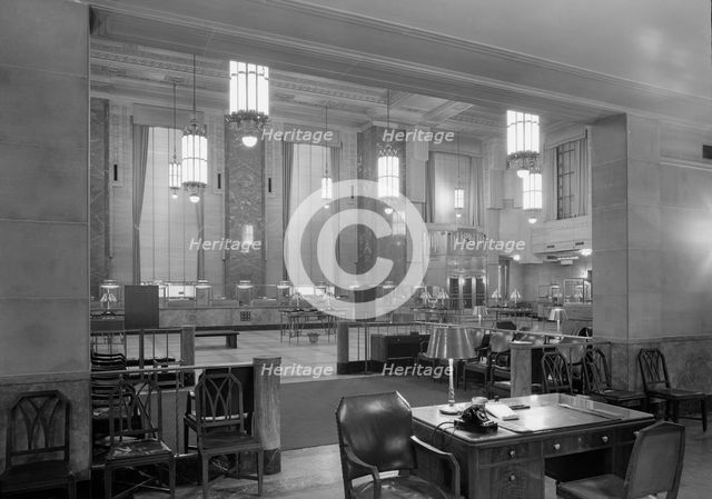 Dollar Savings Bank, Grand Concourse, New York, 1946. Creator: Gottscho-Schleisner, Inc.