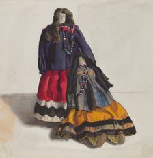 Dolls (Apache Women), 1935/1942. Creator: Jane Iverson