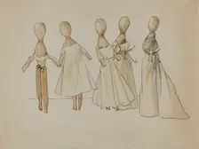 Dolls, c. 1936. Creator: Rosalia Lane