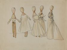 Dolls, c. 1936. Creator: Rosalia Lane