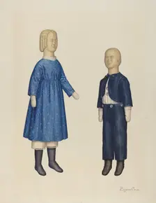 Dolls, c. 1938. Creator: Eugene Croe