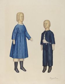 Dolls, c. 1938. Creator: Eugene Croe