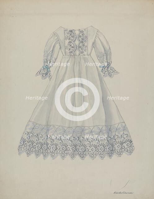Doll's Dress, c. 1937. Creator: Edith Towner.