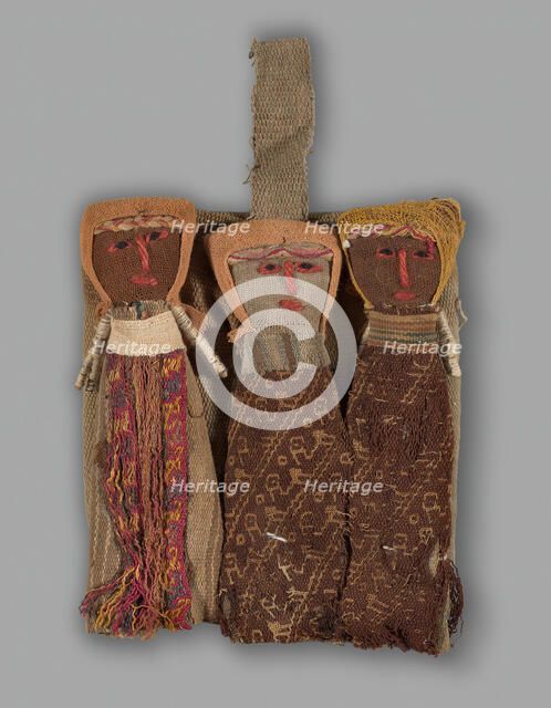 Dolls, Peru, 1950/84, with textile fragments from A.D. 1000/1476. Creator: Unknown.