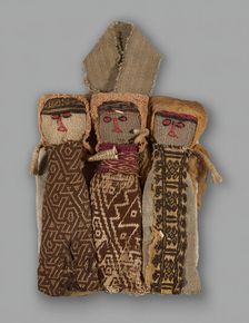 Dolls, Peru, 1950/84, with textile fragments from A.D. 1000/1476. Creator: Unknown