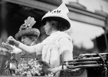 Dolly Madison Breakfast - Mrs. C.H. Mcdonnell and Mrs. Champ Clark, 1912. Creator: Harris & Ewing