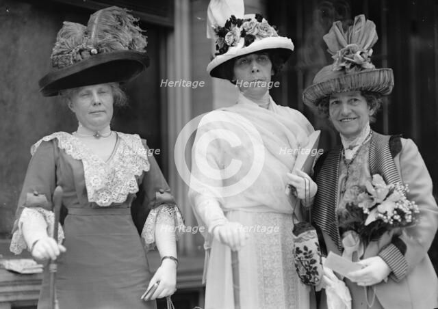 Dolly Madison Breakfast - Mrs. Pickford, Mrs. Champ Clark, Mrs. C.H. Mcdonnell, 1912. Creator: Harris & Ewing.