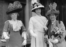Dolly Madison Breakfast - Mrs. Pickford, Mrs. Champ Clark, Mrs. C.H. Mcdonnell, 1912. Creator: Harris & Ewing