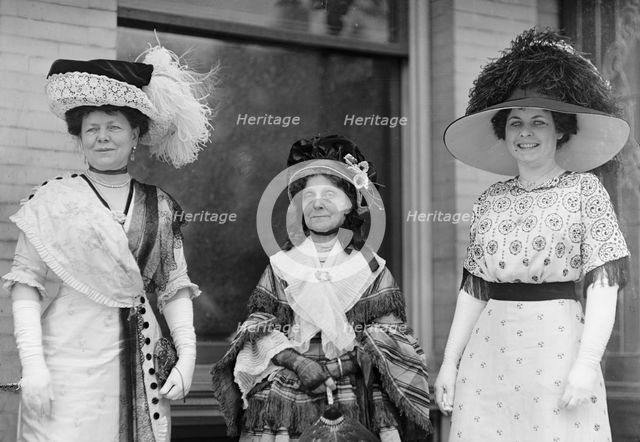 Dolly Madison Breakfast - Mrs. William F. Dennis; Mrs. Chase Riker; Mrs. Mann Barker, 1912. Creator: Harris & Ewing.