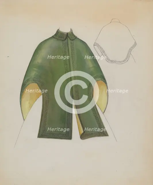 Dolman, c. 1936. Creator: Marie Mitchell.