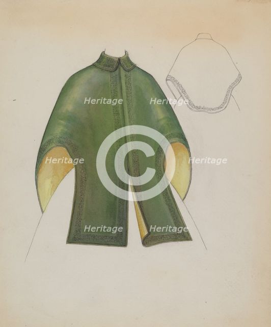 Dolman, c. 1936. Creator: Marie Mitchell.