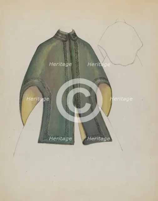 Dolman, c. 1936. Creator: Marie Mitchell.