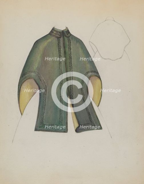 Dolman, c. 1936. Creator: Marie Mitchell.
