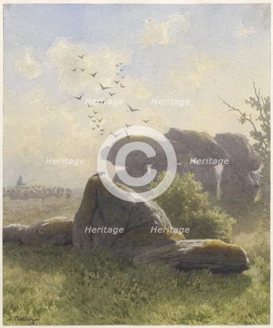 Dolmen, 1846-1867. Creator: Gerrit Alexander Godart Filip Mollinger.