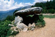Dolmen of Tella, Aragon, province of Huesca, Spain, 4th millennium BC (2001). Creator: LTL