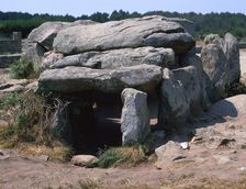 Dolmen at Kermario in Brittany, c,36th century BC