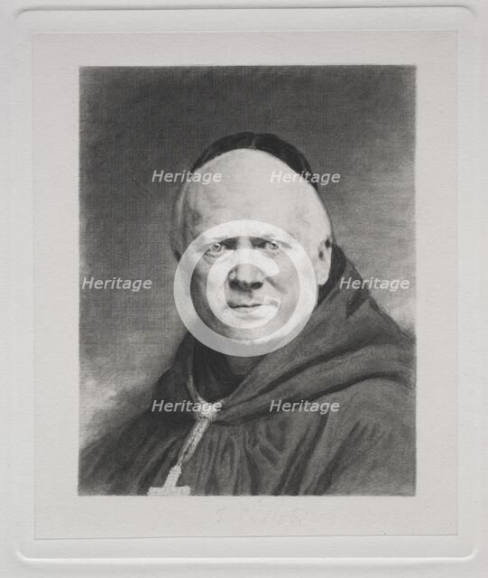 Dom Prosper Gueranger, Abbe of Solesmes. Creator: Claude-Ferdinand Gaillard (French, 1834-1887).