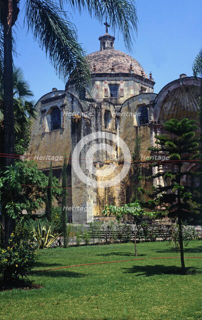 Dome and outer walls of the Temple of the Third Order located in the forecourt of the Cathedral o…
