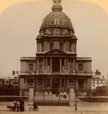 Dome des Invalides, where rests the mighty warrior - Tomb of Napoleon I., Paris, France 1900. Creator: Underwood & Underwood