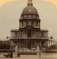 Dome des Invalides, where rests the mighty warrior - Tomb of Napoleon I., Paris, France 1900. Creator: Underwood & Underwood